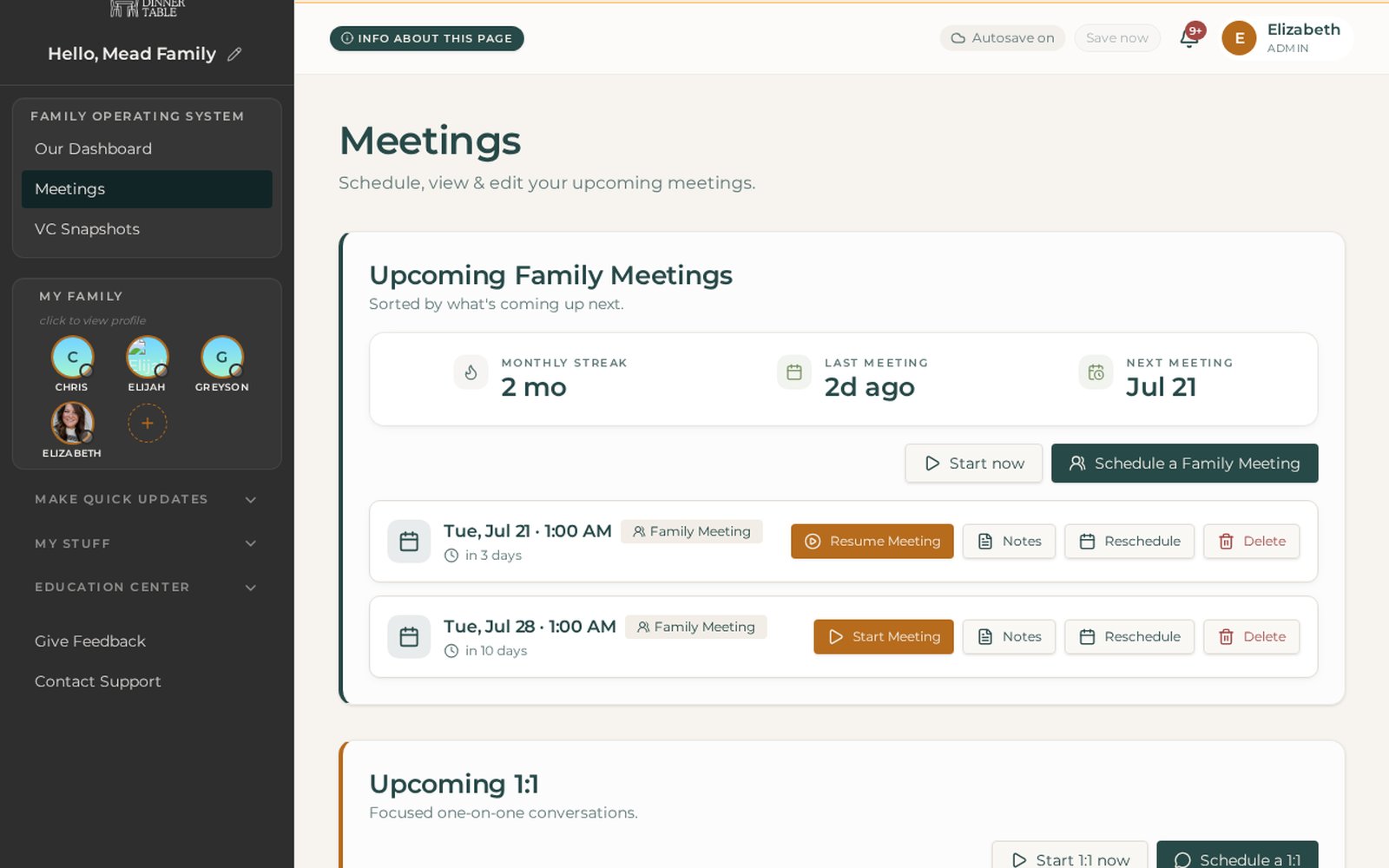 Dinner Table — The Family Operating System for Modern Parents